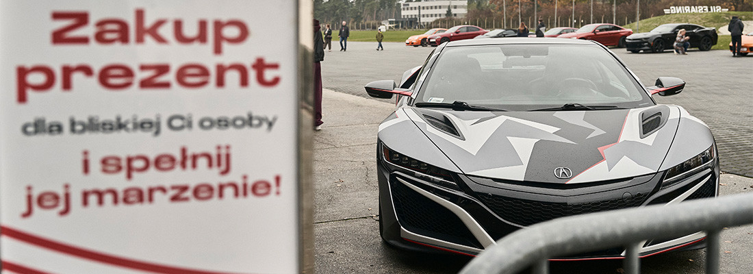 Jazda po torze autem sportowym