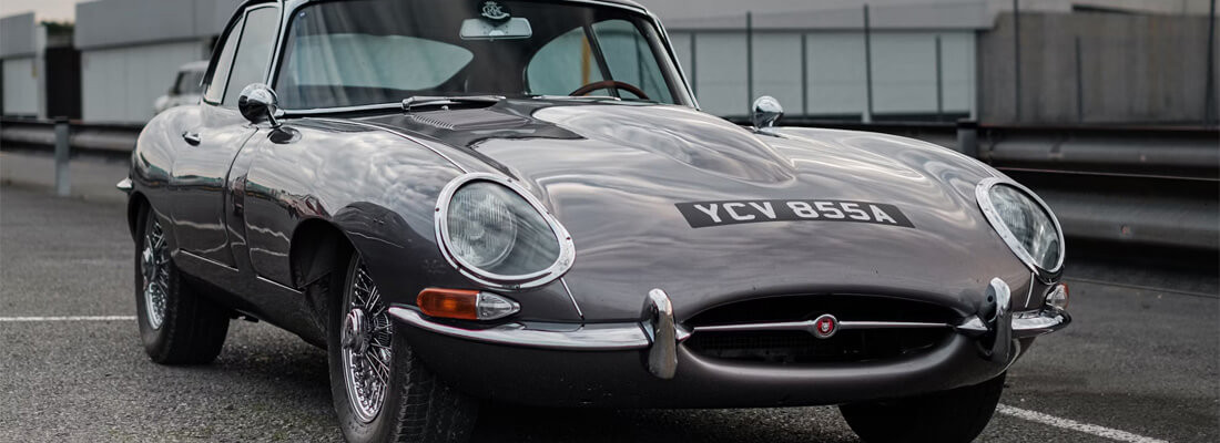Jaguar e-type retro