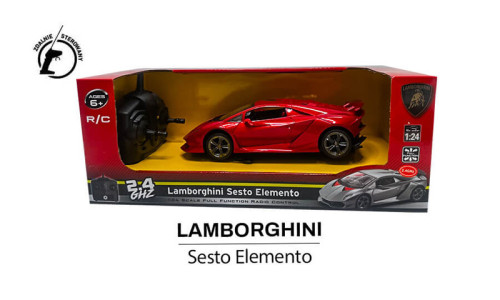 Lamborghini Sesto Elemento modelik 1:24 w kolorze czerwonym