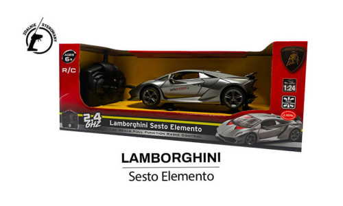 Lamborghini Sesto Elemento modelik 1:24 w kolorze szarym