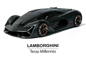 Lamborghini Terzo Millennio w kolorze szarym