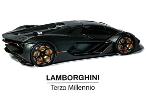 Lamborghini Terzo Millennio w kolorze szarym