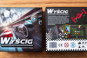 Gra planszowa Wyścig pudełko