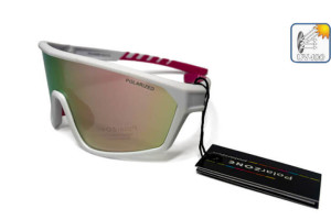 Okulary dla kobiety w kolorze biało różowym