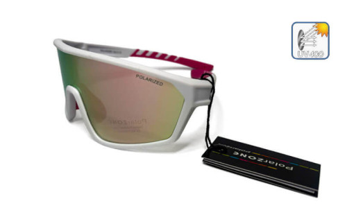 Okulary dla kobiety w kolorze biało różowym