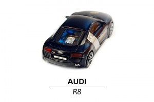 Samochodzik Audi R8 granatowe tył