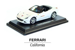 modelik 1:24 Ferrari biała