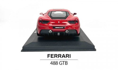 Tył modelu Ferrari 488 GTB
