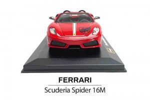 Ferrari Scuderia Spider 16M modelik 1:32 przód