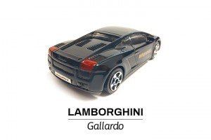 Lamborghini Gallardo modelik czarny tył