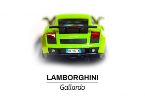 Modelik w skali 1:24 Lamborghini Gallardo z tyłu