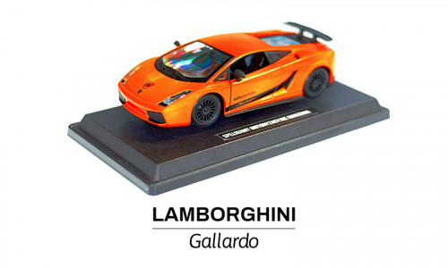 Modelik w skali 1:24 Lamborghini Gallardo pomarańczowe