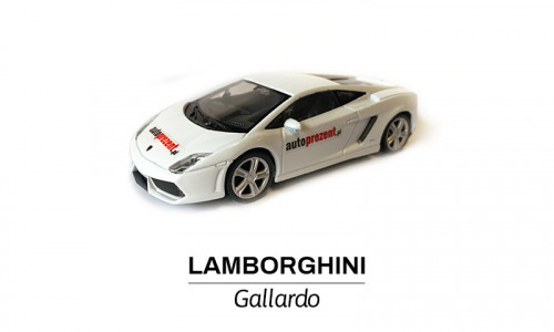 Białe Lamborghini Gallardo