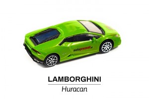 modelik Lamborghini Huracan bok