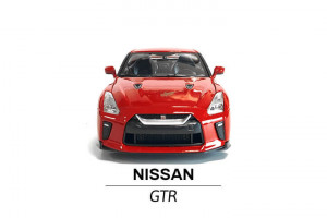 Nissan GTR modelik 1:24 przód samochodu