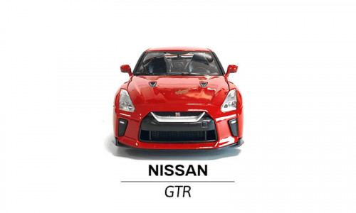 Nissan GTR modelik 1:24 przód samochodu