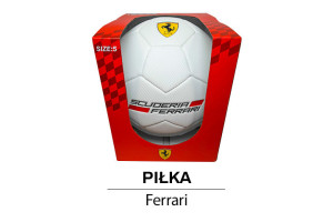 Biała piłka Ferrari