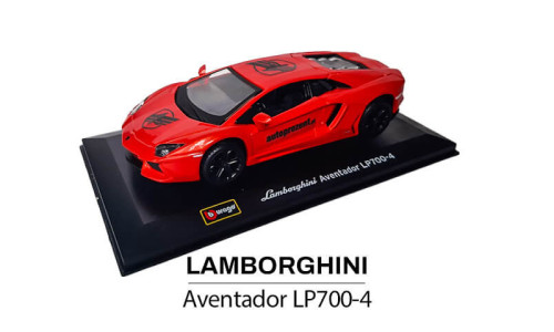 Lamborghini Aventador pomarańczowy