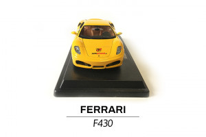 Ferrari F430 żółte modelik 1:24 przód
