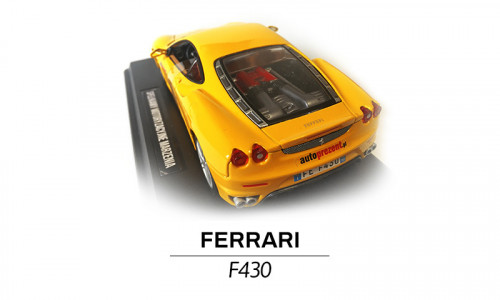 Ferrari F430 żółte modelik 1:24 tył
