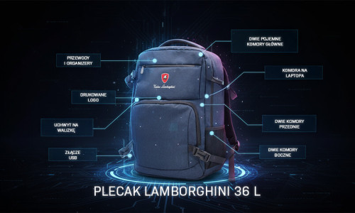 Opis plecaka Lamborghini