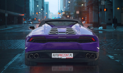 Jazda ulicami miast Lamborghini Huracan