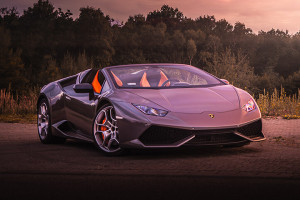 Lamborghini Huracan z odkrytym dachem
