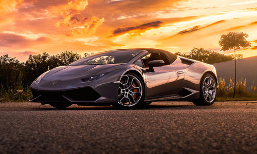 Lamborghini Huracan w nietuzinkowym kolorze