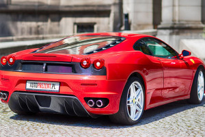 Ferrari F430 tył samochodu