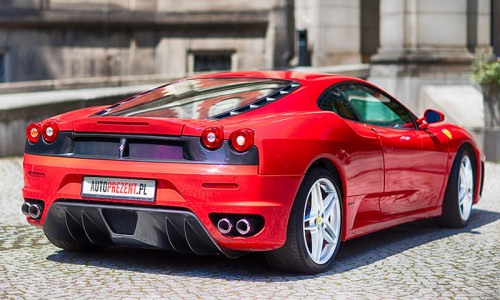 Ferrari F430 tył samochodu
