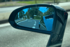 Lusterko w Lamborghini Gallardo