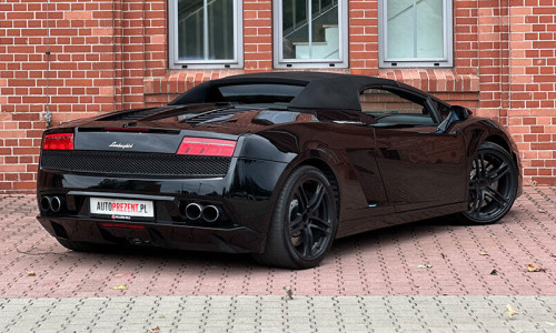 Tył sportowego Lamborghini Gallardo