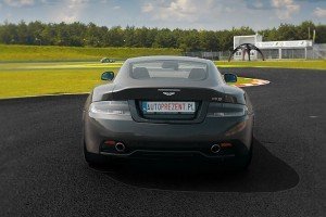 Tył samochodu Aston Martin DB9