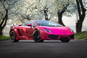 Lamborghini Gallardo różowe