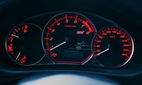 Subaru Impreza Wrx STI zegary samochodu