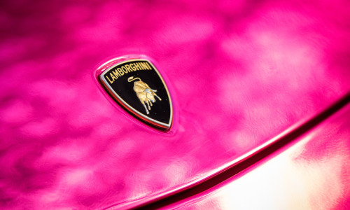 Lamborghini Gallardo w kolorze róźowym